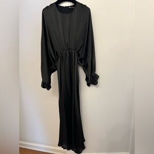Zara Elegant Black Maxi Dress